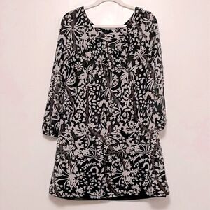 Maje Paris patterned swing tunic dress lined US small or sz 8